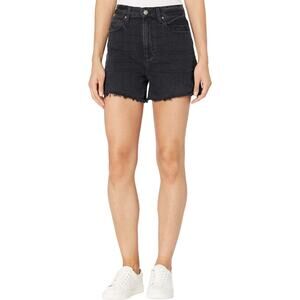 Paige 'Dani' Black Cotton Shorts Size 26
